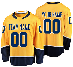 Maillots de hockey personnalisés de haute qualité prix de gros bon marché pratique vêtements de hockey sur glace chemises uniformes d'équipe personnalisés broderie OEM - Product Image 6