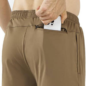 กางเกงขายส่งผู้ชายทรงจ็อกเกอร์สไตล์วินเทจ ผ้าถักเอวยางยืด มีกระเป๋าใหญ่ ทรงเทเปอร์ กางเกงสเวตแพนท์สำหรับฤดูใบไม้ผลิ - Product Image 4