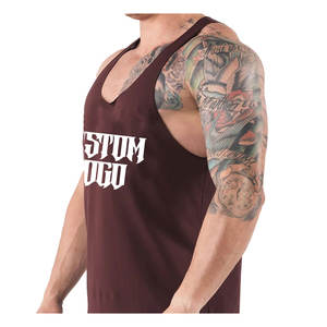 Débardeurs de sport pour hommes de qualité supérieure, respirants, grande taille, décontractés, tricotés, pour la musculation, vêtements de fitness, vêtements d'été - Product Image 3