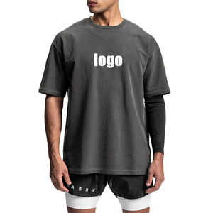 เสื้อยืดผ้าฝ้ายถัก100% หนักสำหรับผู้ชายเสื้อยืดฮิปฮอปพิมพ์ลายดิจิตอลกราฟิกพอดีปกติระบายอากาศได้ดีเป็นมิตรกับสิ่งแวดล้อม - Product Image 2