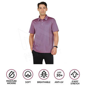 Polo de golf de poliéster 100% sublimado bordado personalizado de alta calidad del fabricante para hombres - Product Image 2