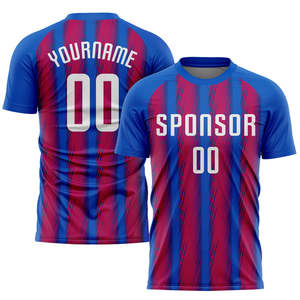 Maillots de football personnalisés légers en gros, uniformes de football respirants à séchage rapide, tenues d'équipe sublimées avec nom et logo personnalisés - Product Image 1