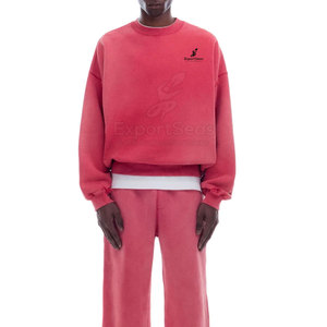Unique Basics Acid Wash Sweatshirt With Cozy Material And Trendy Vintage Tone Acid Wash Sweatshirt - Product Image 6