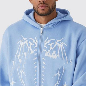 OEM Survêtement en coton pour hommes avec impression Pantalon de survêtement à coupe et couture en éponge française Ensemble de jogging Séchage rapide Respirant Unisexe Adultes - Product Image 5