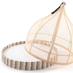 Plateau de service en rotin artisanal avec motif élégant à la mode parfait pour le décor de table basse servant des collations et des boissons - Product Image 4