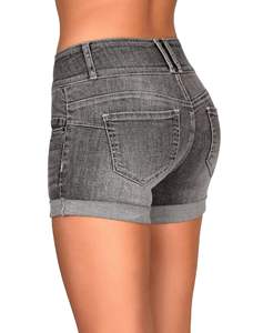 Nouveau short en jean pour homme, coupe droite, taille haute, style décontracté streetwear, en maille, collection été 2026, haute qualité - Product Image 6