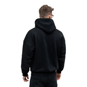 Sudadera con Capucha Extra Grande para Hombre, 50% Algodón, 50% Poliéster, Hombros Caídos, Estilo Urbano, Corte Holgado, Sudadera de Invierno - Product Image 3