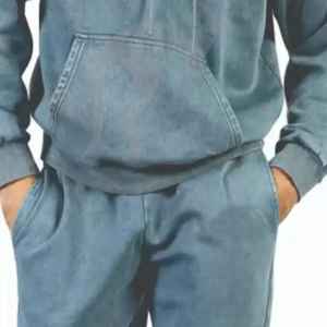 ชุดเสื้อผ้ากันหนาวสำหรับผู้ชาย, ชุดเสื้อผ้ากันหนาวมีซิปคอตั้งกางเกงวอร์มกันหนาวสำหรับผู้ชายสำหรับฤดูใบไม้ร่วงฤดูหนาว - Product Image 4