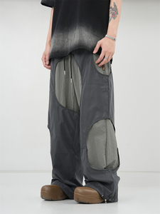 Pantalones Cargo de algodón para hombre con pretina ajustable, estilo de calle con múltiples bolsillos, ideal para senderismo y ropa de trabajo a la moda - Product Image 6