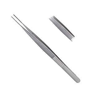 Pinzas Quirúrgicas DeBakey de Acero Inoxidable con Diseño Atraumático para Procedimientos Cardiovasculares, Vasculares y Generales - Product Image 1