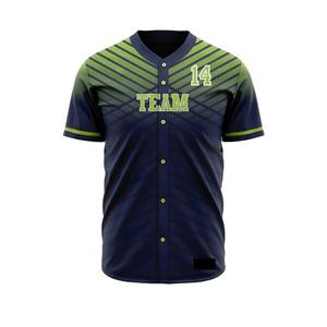 Uniforme de baseball pour hommes de qualité supérieure 2026, 100 % polyester, respirant, ensembles personnalisés, design de couleur, séchage rapide, tissu 300 g, poches - Product Image 6