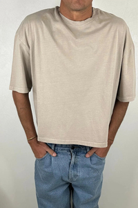 เสื้อยืดผ้าฝ้ายสำหรับชายและหญิงเสื้อยืดครอปทรงเข้ารูปเสื้อครอปสำหรับผู้ชาย - Product Image 6