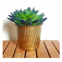 Pot à vin en laiton de collection antique décoration artisanale Jardinières en métal en laiton Meilleure décoration de sol Pots de conception intérieure et extérieure
