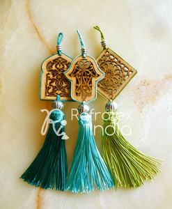 2025 Nueva borla de lujo con proveedor a granel de cuentas y fabricación por Refratex India Hecho en India para la mejor calidad - Product Image 5