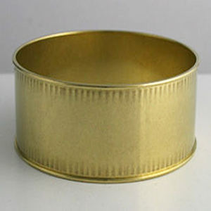 1940 californie vert Floral nouvel an marron vieilli plaqué or martelé bracelet Floral indien en laiton bracelet Artisan bijoux - Product Image 3