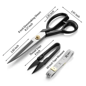Stainless Steel Metal Handicraft Embroidery Fabric Professional <b>Sewing</b> Tailor <b>Scissors</b> - Product Image 4