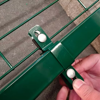 Clôture en métal 3D Sécurité Extérieur Autoroute Maison Jardin Ferme Revêtement PVC Acier galvanisé Soudé Maille de fil incurvée Panneaux de clôture 3D