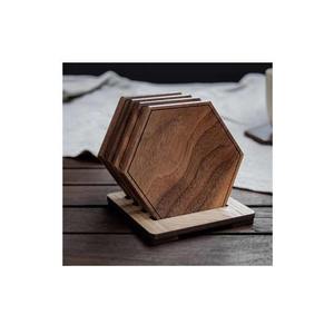 Posavasos de nogal Protección de mesa hecha a mano de alta calidad Tamaño personalizado Posavasos de madera de acacia de nogal Estilo clásico ArtisanVibe - Product Image 4