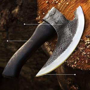 Venta al por mayor personalizado nuevo superventas logotipo personalizado multifuncional Pizza herramientas diseñar sus propios ejes de mango de madera bajo MOQ - Product Image 5