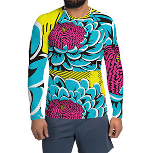 เสื้อแรชการ์ดแขนยาวผู้ชาย ป้องกันรังสียูวี แห้งเร็ว ราคาขายส่งที่ดีที่สุด รับผลิตตามแบบ (OEM) เป็นมิตรกับสิ่งแวดล้อม ระบายอากาศได้ดี - Product Image 1