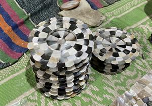 Posavasos de taza de té de alta calidad, superventas, posavasos de diseño con incrustaciones de fregona para uso doméstico y de oficina, posavasos de madre perla con logotipo personalizado - Product Image 4