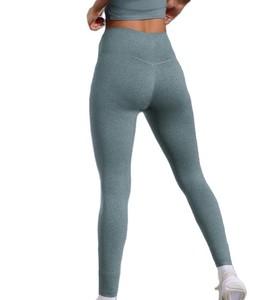 OEM nuevo Activewear mujeres gimnasio traje pecho almohadillas sujetador manga corta alta cintura Leggings Fitness conjuntos para damas minimalista Activewear - Product Image 2
