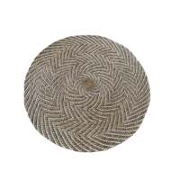 Alfombra Redonda Zigzag Eceng