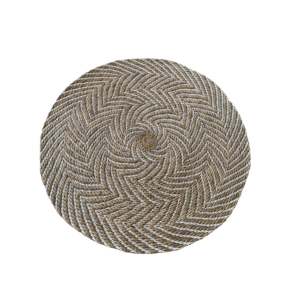 พรมลายซิกแซกทรงกลม - Product Image 1
