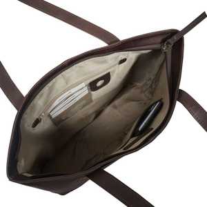 Bolso de mano de cuero genuino de grano completo con acabado encerado engrasado de alta calidad con asas largas para los hombros Estilo vintage Proveedor superior - Product Image 1