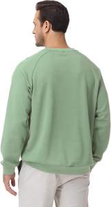Sweat-shirt à col rond pour homme 100% coton, imprimé sur mesure, en polaire longue pour l'hiver, motif thermique uni, sweat-shirts pour homme - Product Image 5