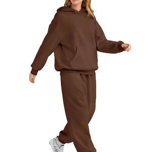 ชุดวอร์มแขนยาวสำหรับผู้หญิงชุดวอร์มสำหรับฤดูหนาวโลโก้ตามสั่ง - Product Image 4