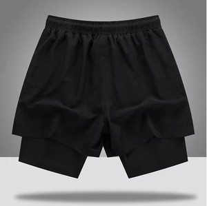 Short de plage à compression intégré de haute qualité personnalisé en polyester spandex short de sport d'entraînement d'été en vente en gros - Product Image 5