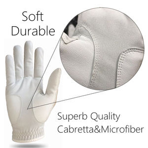 Gants de golf personnalisés de haute qualité en PU avec un design professionnel pour une utilisation en extérieur pour hommes - Product Image 4
