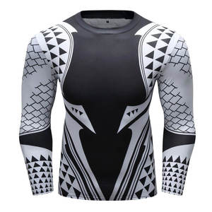 Men Long Sleeve <b>Compression</b> <b>Shirt</b> Breathable Quick Dry Sportswear for Gym and Outdoor Workout - Product Image 2