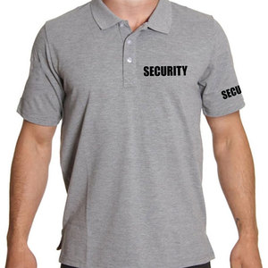 Polo de manga corta unisex personalizado al por mayor, nuevo diseño con características de seguridad, hecho de poliéster algodón para guardia de seguridad - Product Image 1