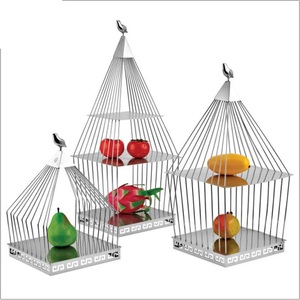 Tendance Cage à oiseaux style stockage présentoir décoration de bureau à domicile pour les aliments mariage fêtes d'anniversaire Dessert gâteaux Fruits - Product Image 6