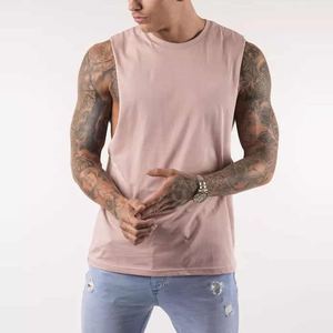 เสื้อกล้ามออกกำลังกายเล่นยิมสำหรับผู้ชายเสื้อสายสตริงเกอร์แบบลำลองสไตล์ระบายอากาศได้ดีติดโลโก้ได้ตามต้องการ - Product Image 5