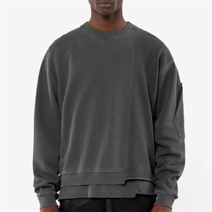 Sweatshirts pour hommes de grande taille et de couleur contrastée Vêtements pour hommes Sweatshirts Pullover pour hommes Sweatshirts - Product Image 4