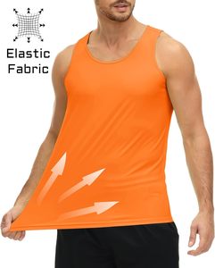 Débardeur respirant pour homme UPF 50+, séchage rapide, entraînement estival, débardeur sans manches pour la natation, la plage, la musculation, tissage tricoté - Product Image 3