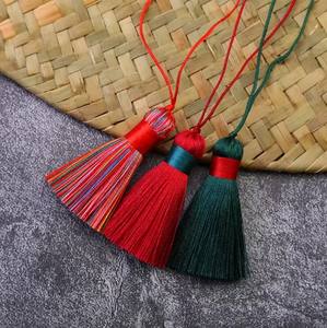 Grossiste en glands en polyester à double tête, disponibles en plusieurs couleurs, pour vêtements DIY, rideaux, garnitures de fenêtres et couture - Product Image 6