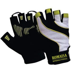 Venta al por mayor de guantes de entrenamiento de medio dedo personalizados para hombres y mujeres gimnasio levantamiento de pesas prevención de lesiones deportivas escena - Product Image 6