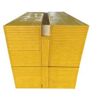 High Quality 2500*500mm 21mm 27mm 3 Ply Yellow Shuttering Plywood Panel for Concrete <b>Formwork</b> - Product Image 3