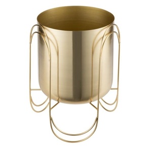 Outdoor Party Decorating Flower Planter For Hotel Garden Decorative Planter Set of Three <b>Bucket</b> Shape <b>Galvanized</b> Planter - Product Image 2