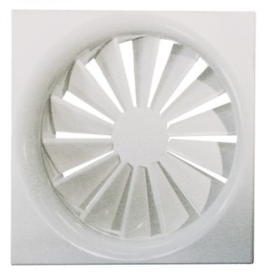 3JW 160075 VIM DJHC F 315 Difusor de remolino cuadrado Acero RAL 9010 Ventiladores de ventilación - Product Image 1