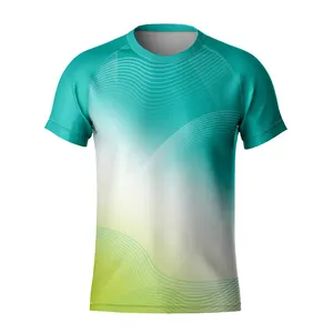 100% T-shirt de sérigraphie personnalisé en coton de qualité supérieure Chemise à col rond formelle OEM de haute qualité avec caractéristiques légères et respirantes - Product Image 1