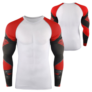 2025 personalizado de manga larga Surf Logo Mma Bjj camisa de compresión sublimada Jiu Jitsu Rashguards Diseña tu propio protector de erupción personalizado - Product Image 1