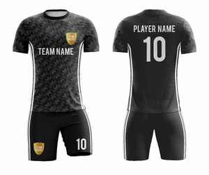 Nouveaux kits de football personnalisés 2026 |   Maillots de football légers et respirants à impression numérique OEM |   Uniformes à manches courtes et coupe ajustée - Product Image 3