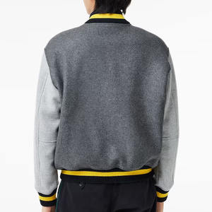 Factory Made Men Embroidery Varsity Jackets / Regular Length <b>Wool</b> Material Made Men Embroidery Varsity Jacket for man - Product Image 4