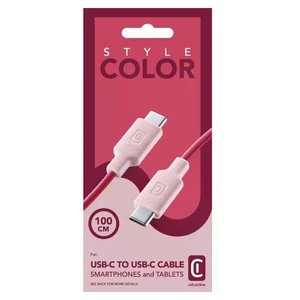 สาย USB C STYLECOLOR สีชมพู 1 ม. USBDATAC2CSMARTP - Product Image 2