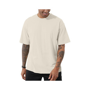 Camiseta extragrande a la moda para hombre, camisetas atléticas de cuello redondo, Camiseta básica de algodón de manga corta Premium suave informal - Product Image 3